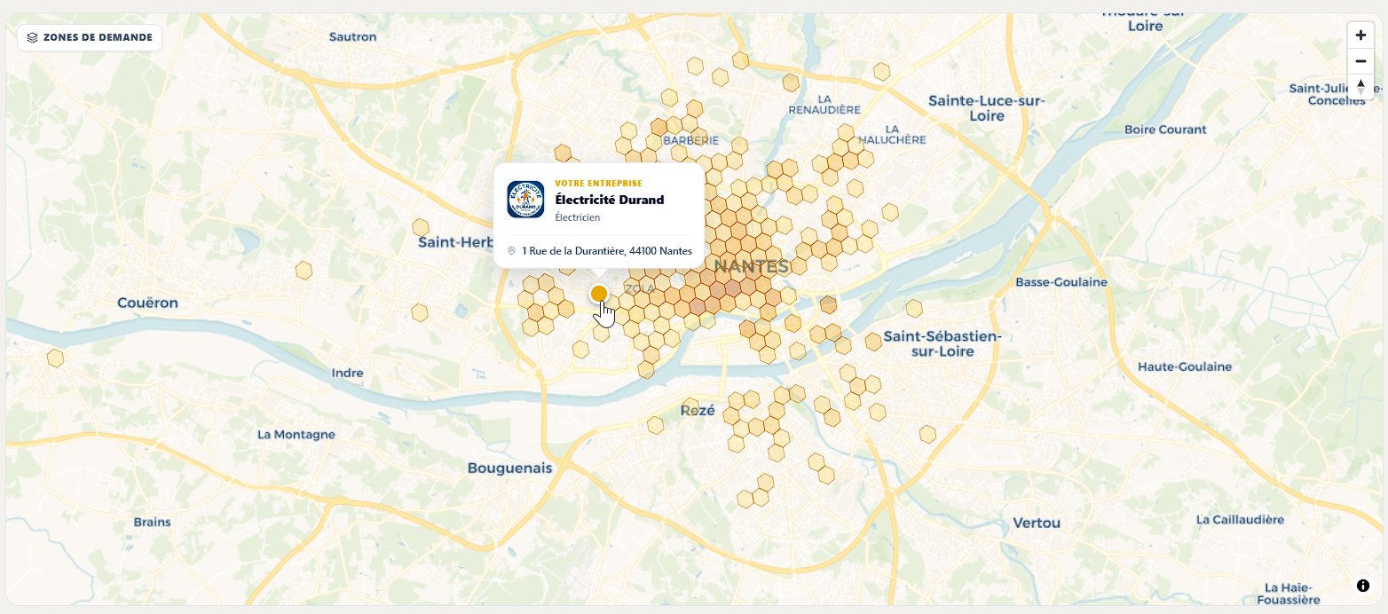 Carte des Leads