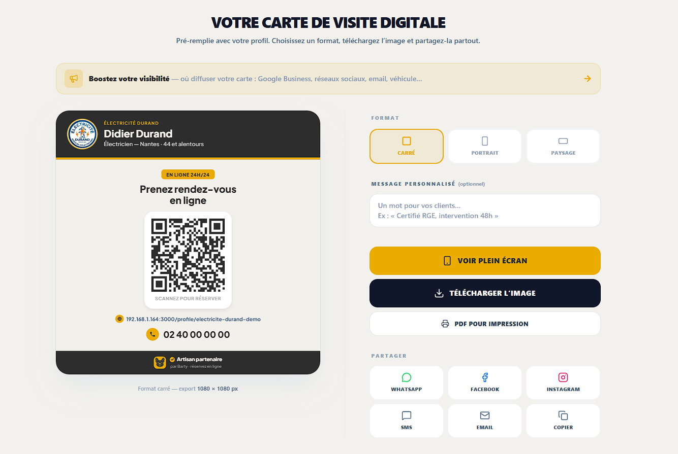 Carte de visite